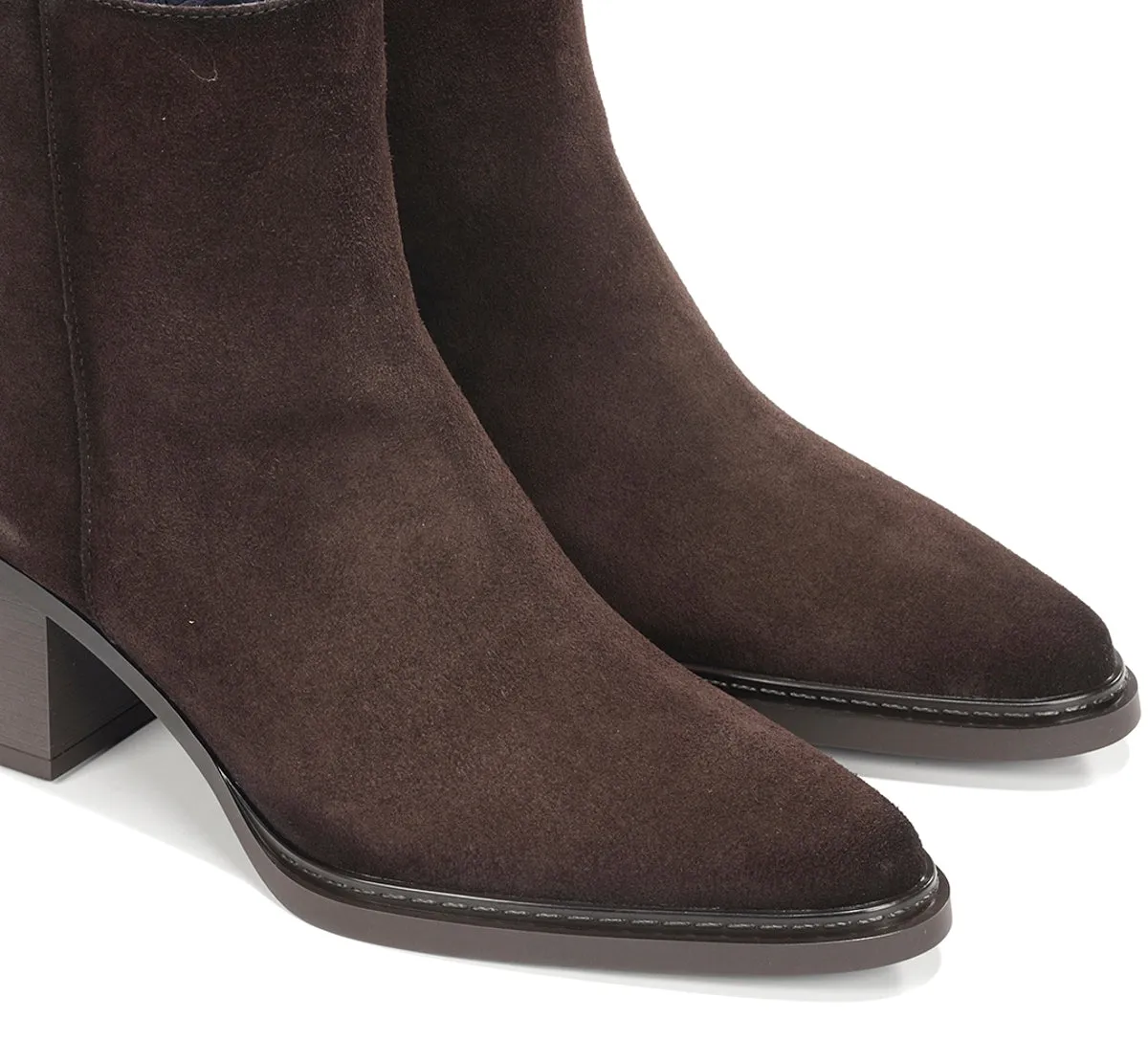 Dorking Tess D9822 stivaletti donna marrone tacco medio