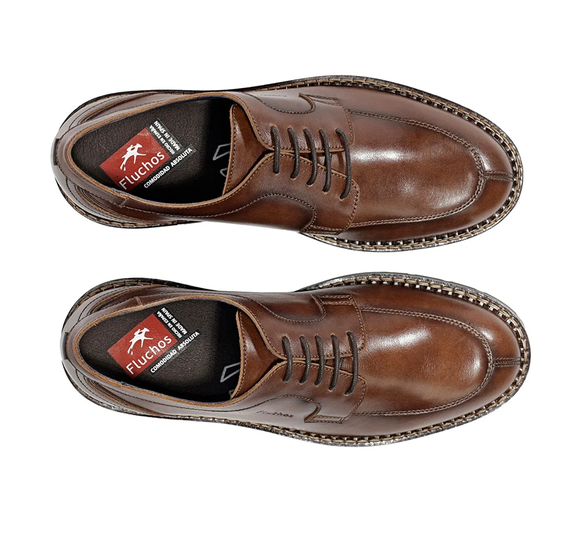 Fluchos Smith F2540 scarpe uomo marroni in pelle