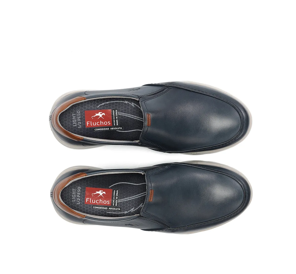 Fluchos Daryl F1458 slip on uomo blu classiche