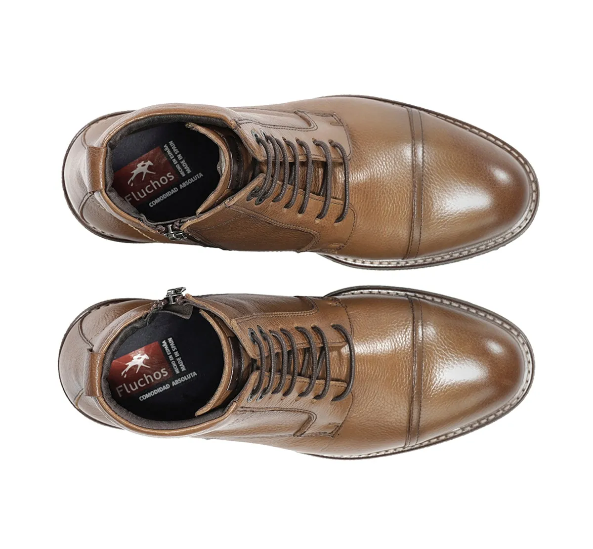 Fluchos Kasper F1822 stivali uomo marroni carattere