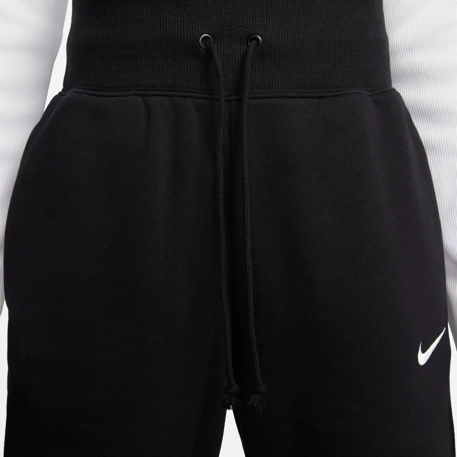 Nike Phoenix Fleece pantaloni tuta donna palazzo XS Tall grigio