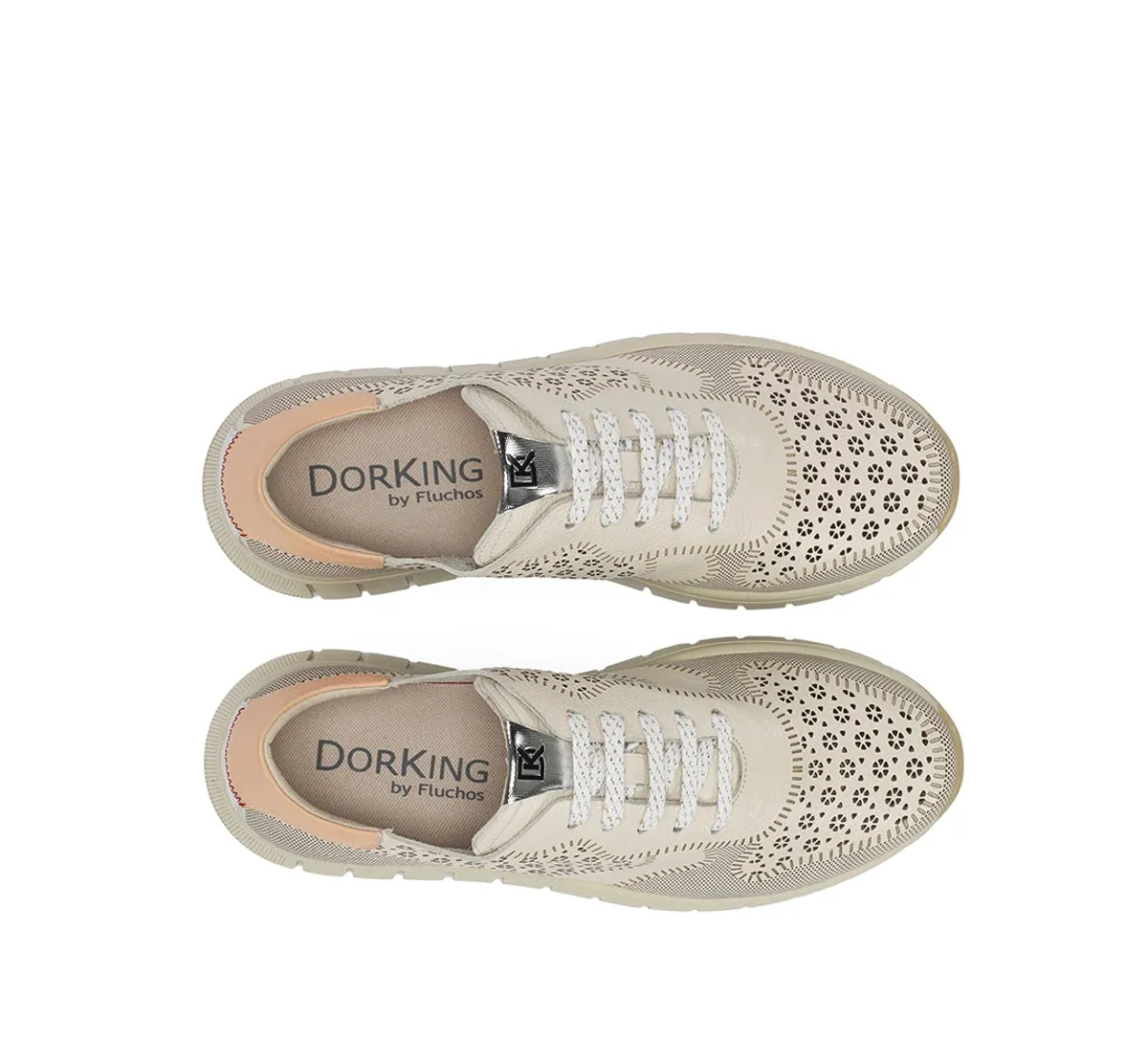 Fluchos Kloss D9632 sneakers donna tortora leggere