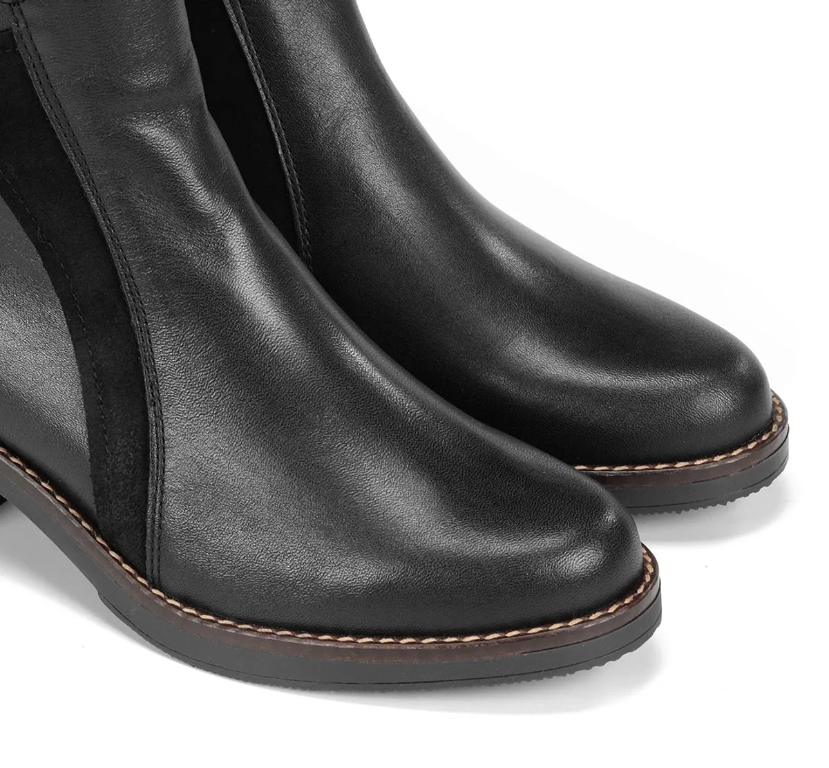 Fluchos Layla D9547 stivaletti donna neri pelle