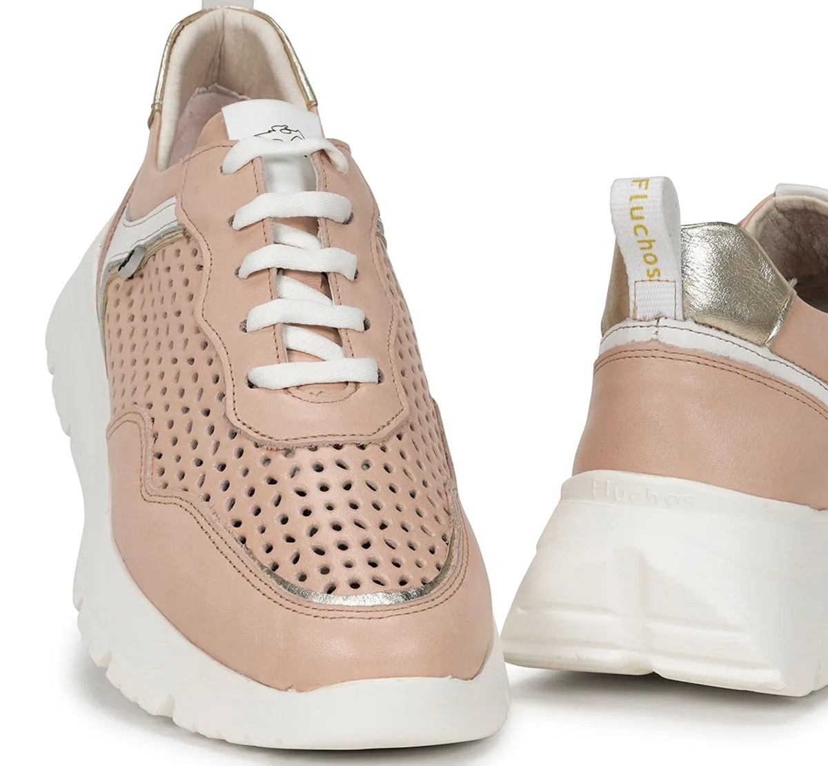 Fluchos Eira F1680 sneakers donna nude casual