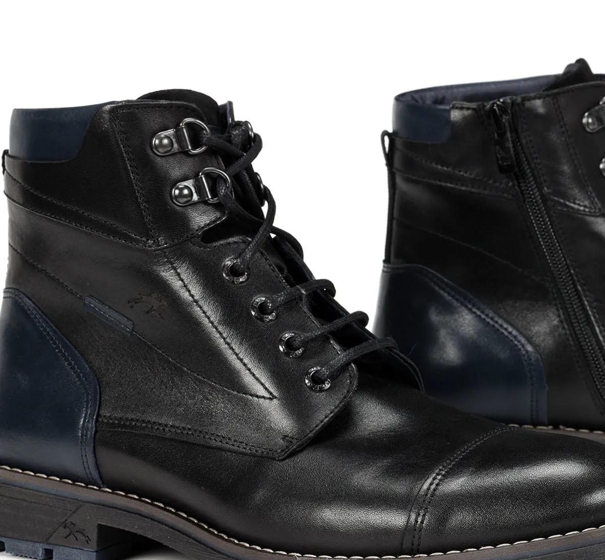 Fluchos Terry F1342 stivali uomo neri pelle