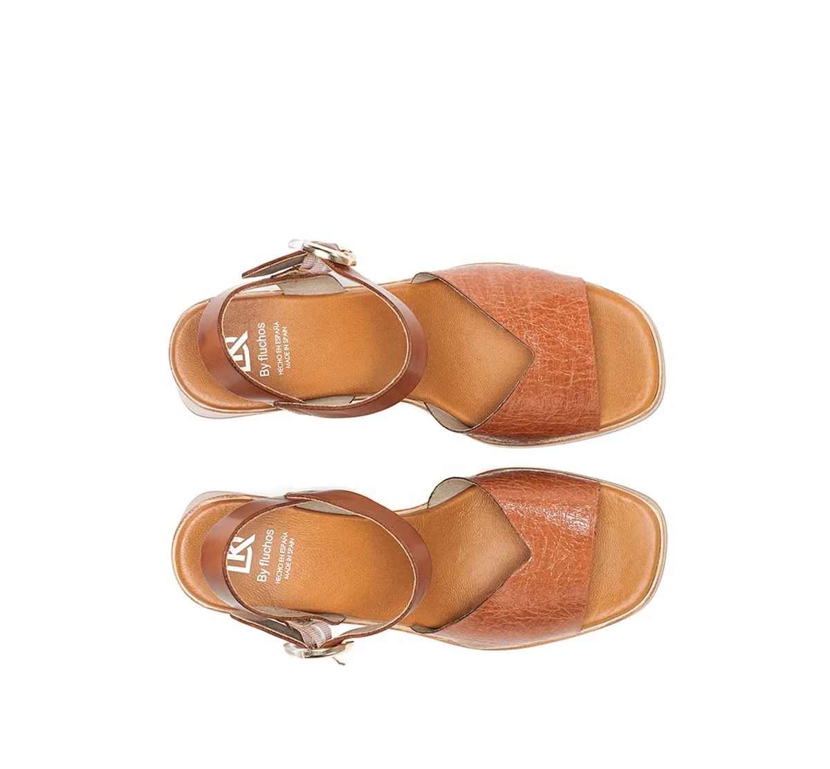 Fluchos Diamond D9287 sandali marrone tacco largo