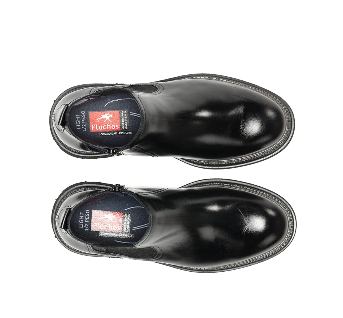 Fluchos Lincon F2057 Stivaletto Uomo Nero Classico