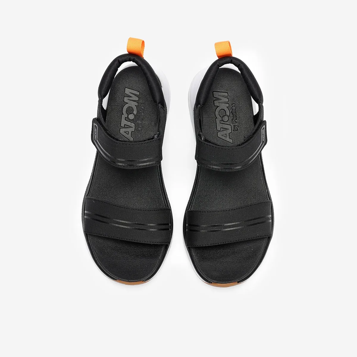 Fluchos Fusion AT169 sandali donna neri strappo