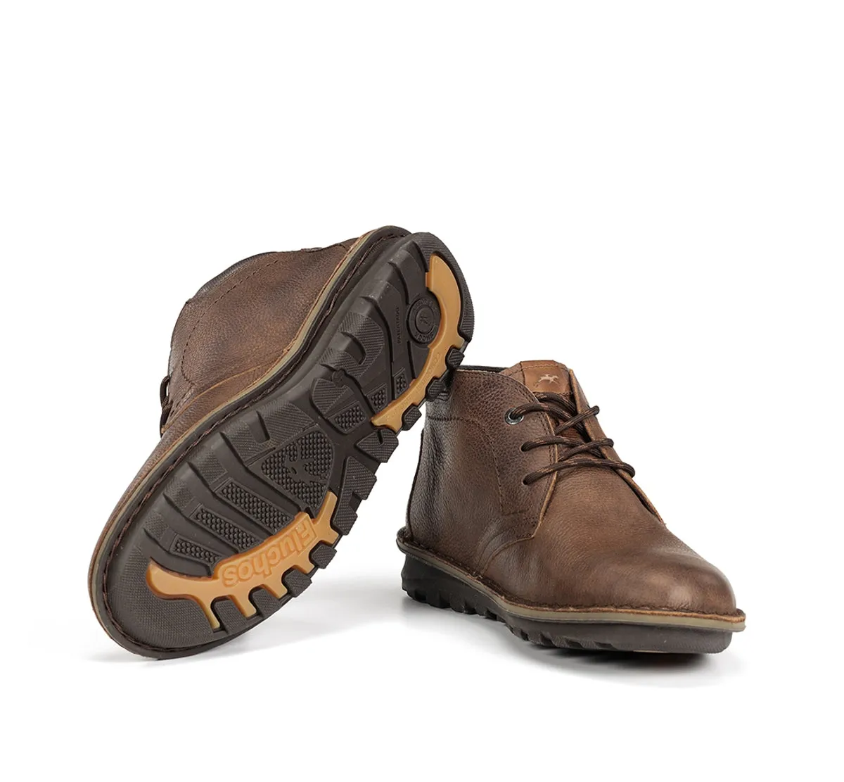 Fluchos Alvin F2260 polacchi marroni stringati uomo