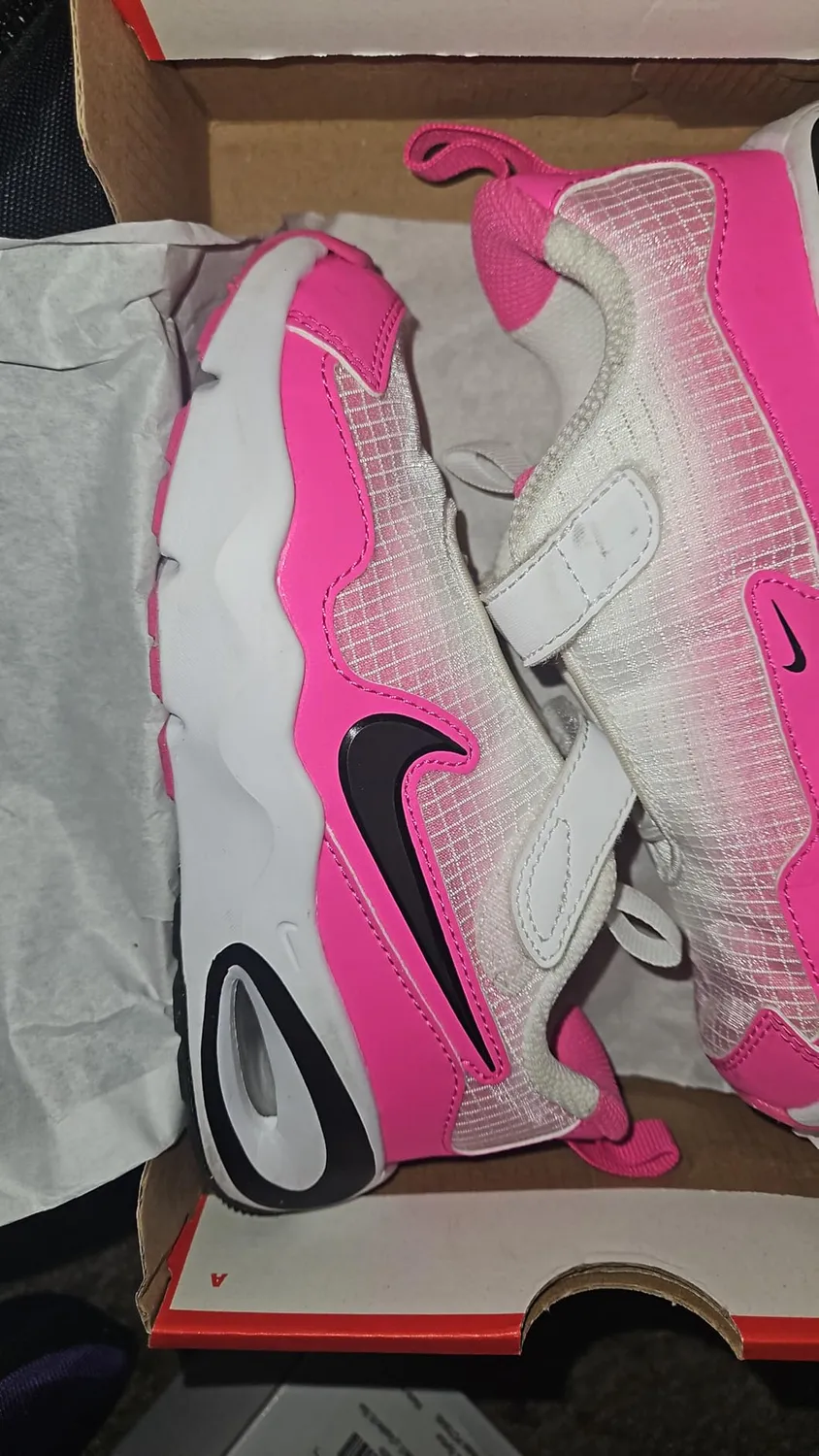 Nike Air Max Nova scarpa bambini White Red traspirante