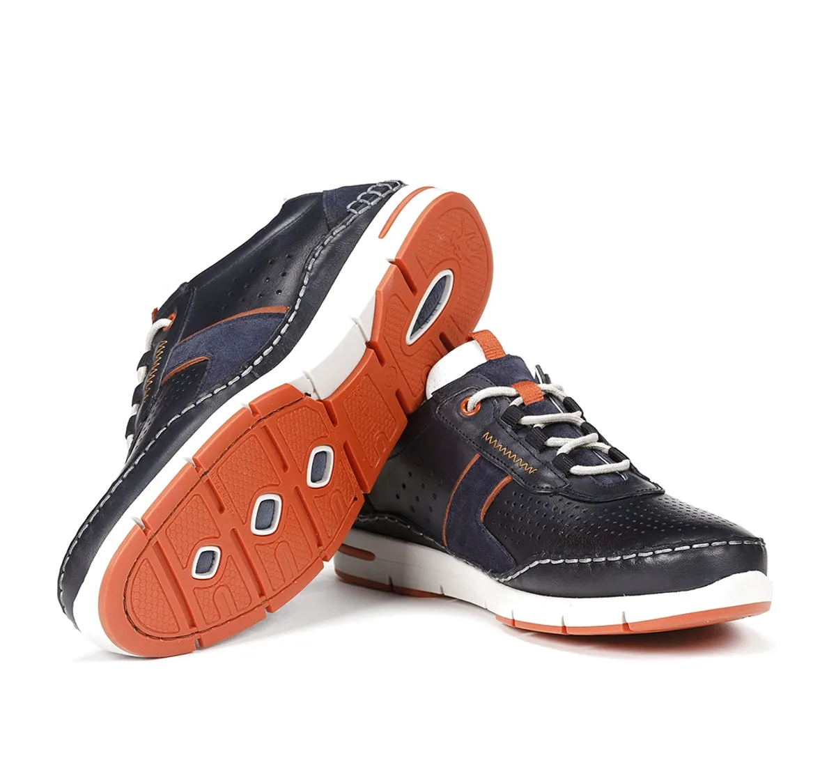 Fluchos Yannic F1442 sneakers uomo blu con lacci