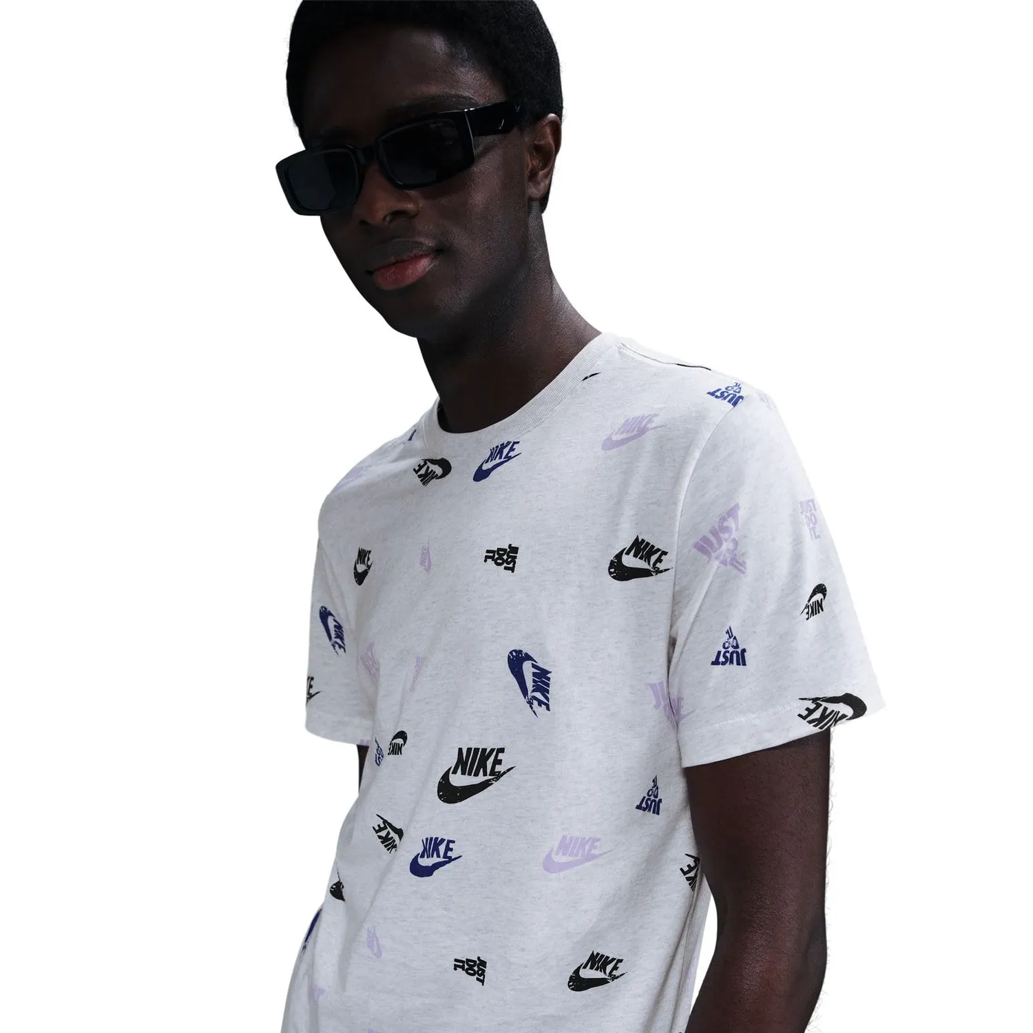 Nike Sportswear t-shirt uomo L bianca cotone