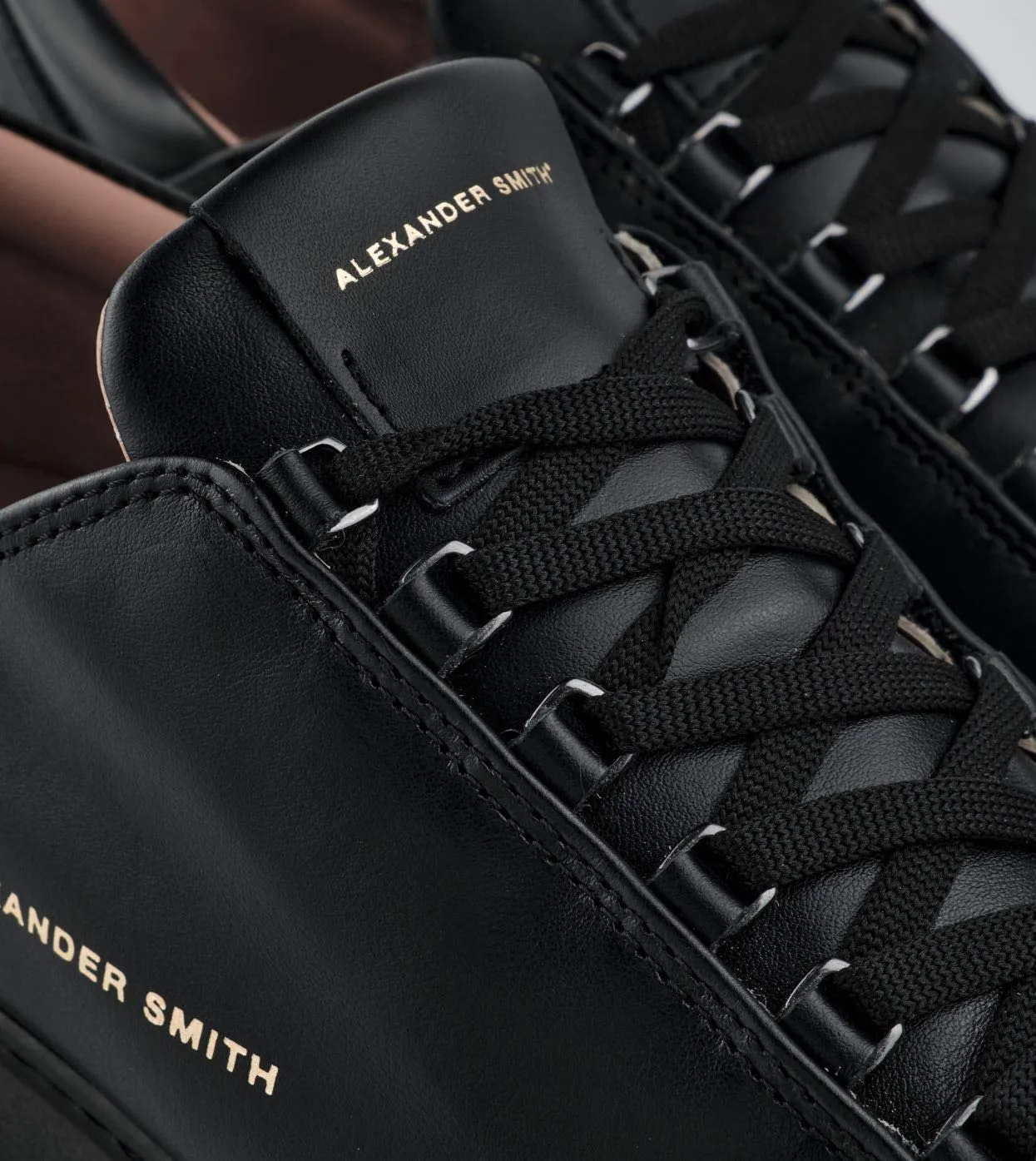 Alexander Smith Wembley sneakers uomo total black pelle
