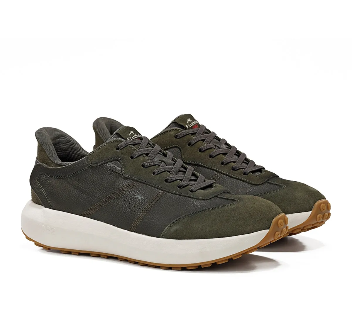 Fluchos Clay F2557 Sneaker Uomo Verde Hands-Free