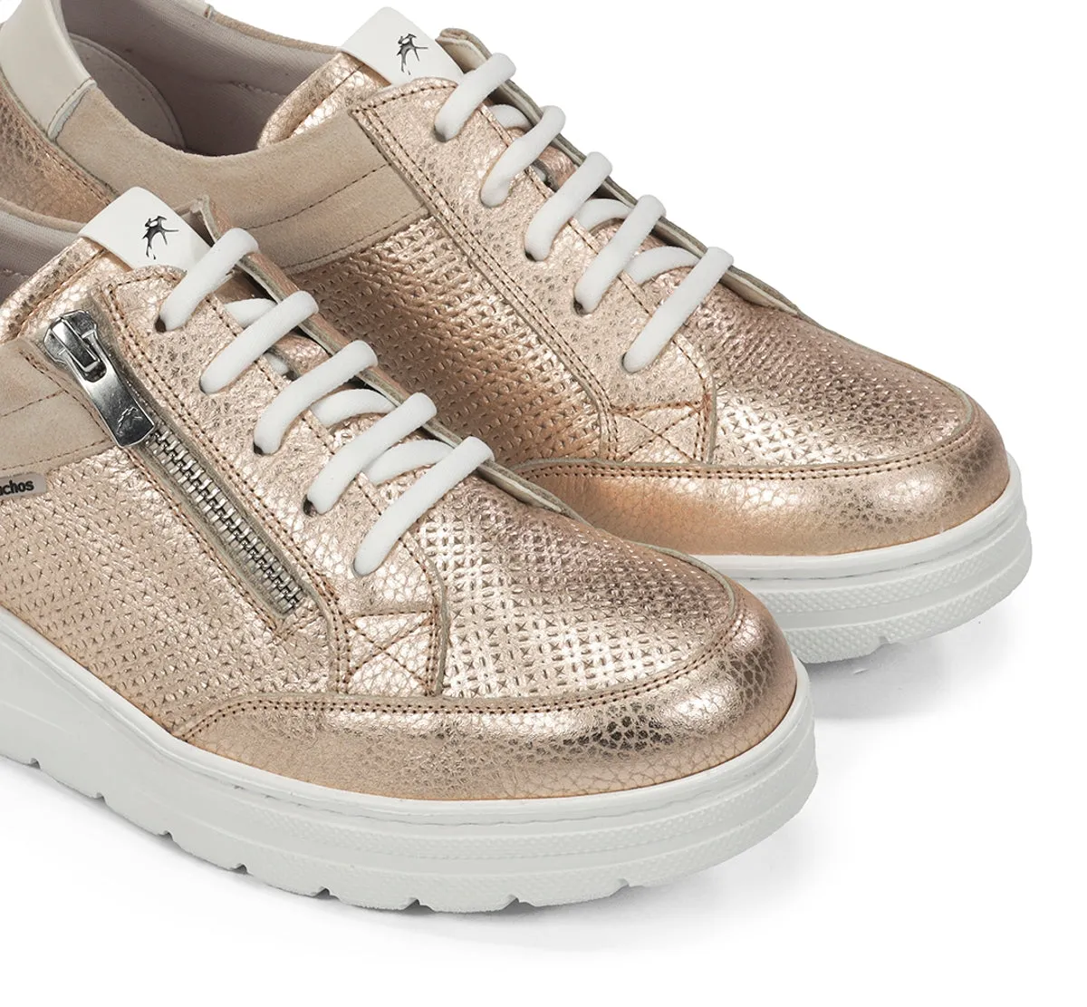 Fluchos Aqua F2173 sneakers zeppa donna oro