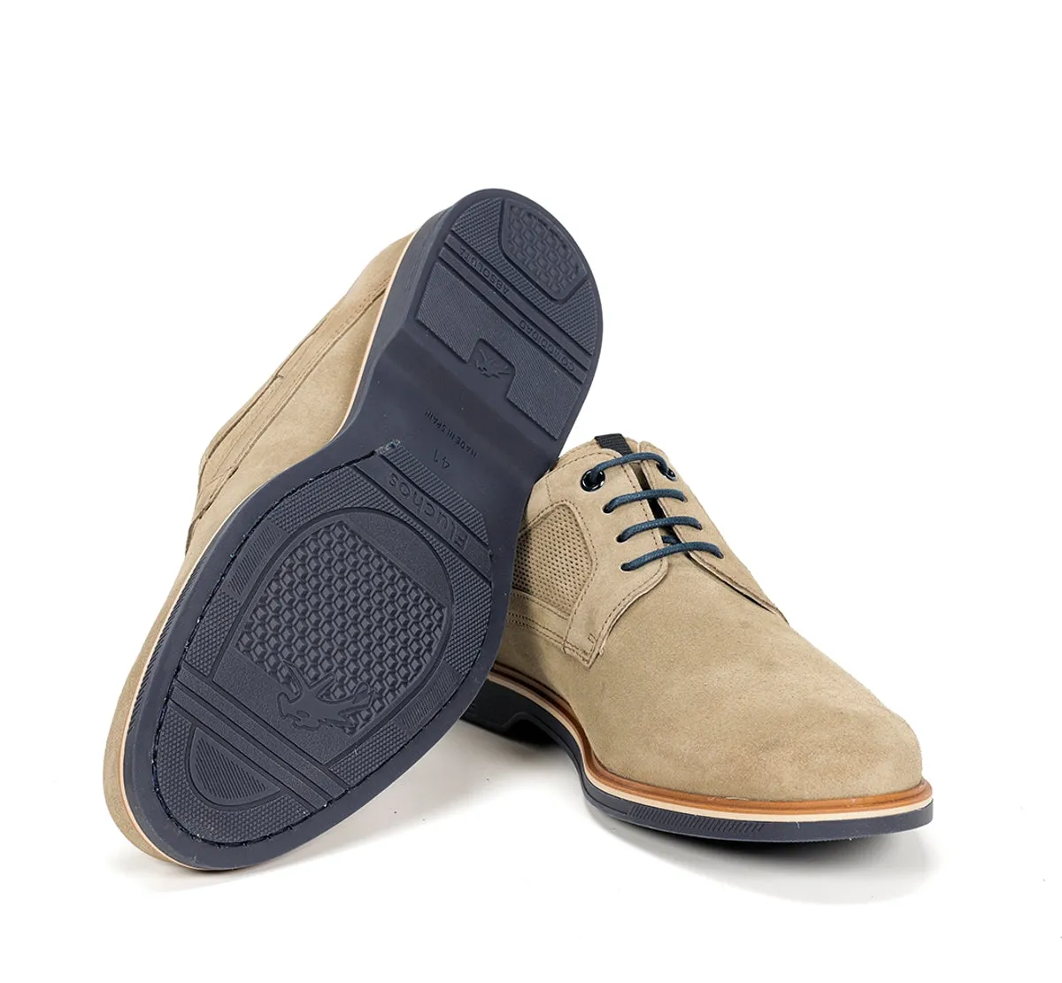 Fluchos Tristan F1744 scarpe uomo beige pianta larga