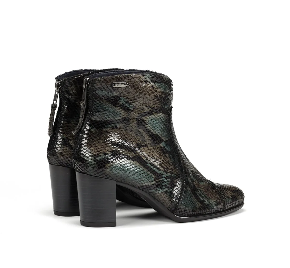 Dorking King D8932 stivaletti donna verdi tacco