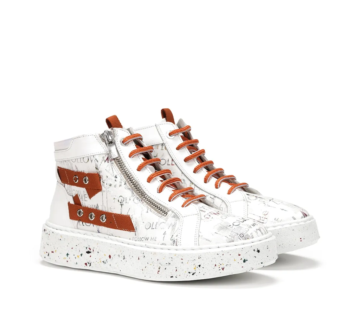 Fluchos Trozos D8752 Sneakers Donna Bianche Leggere