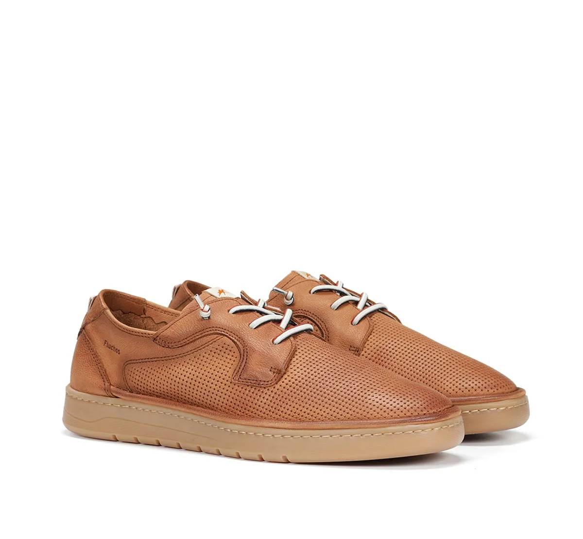 Fluchos Leo F1947 sneakers uomo marroni pelle leggera