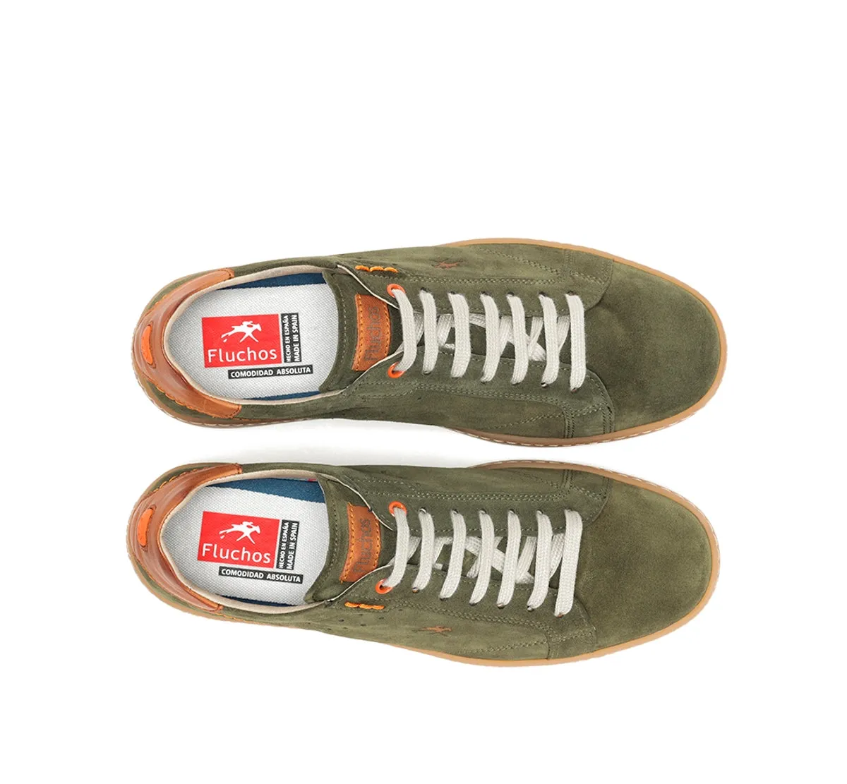 Fluchos Leo F1727 sneaker uomo verde leggera
