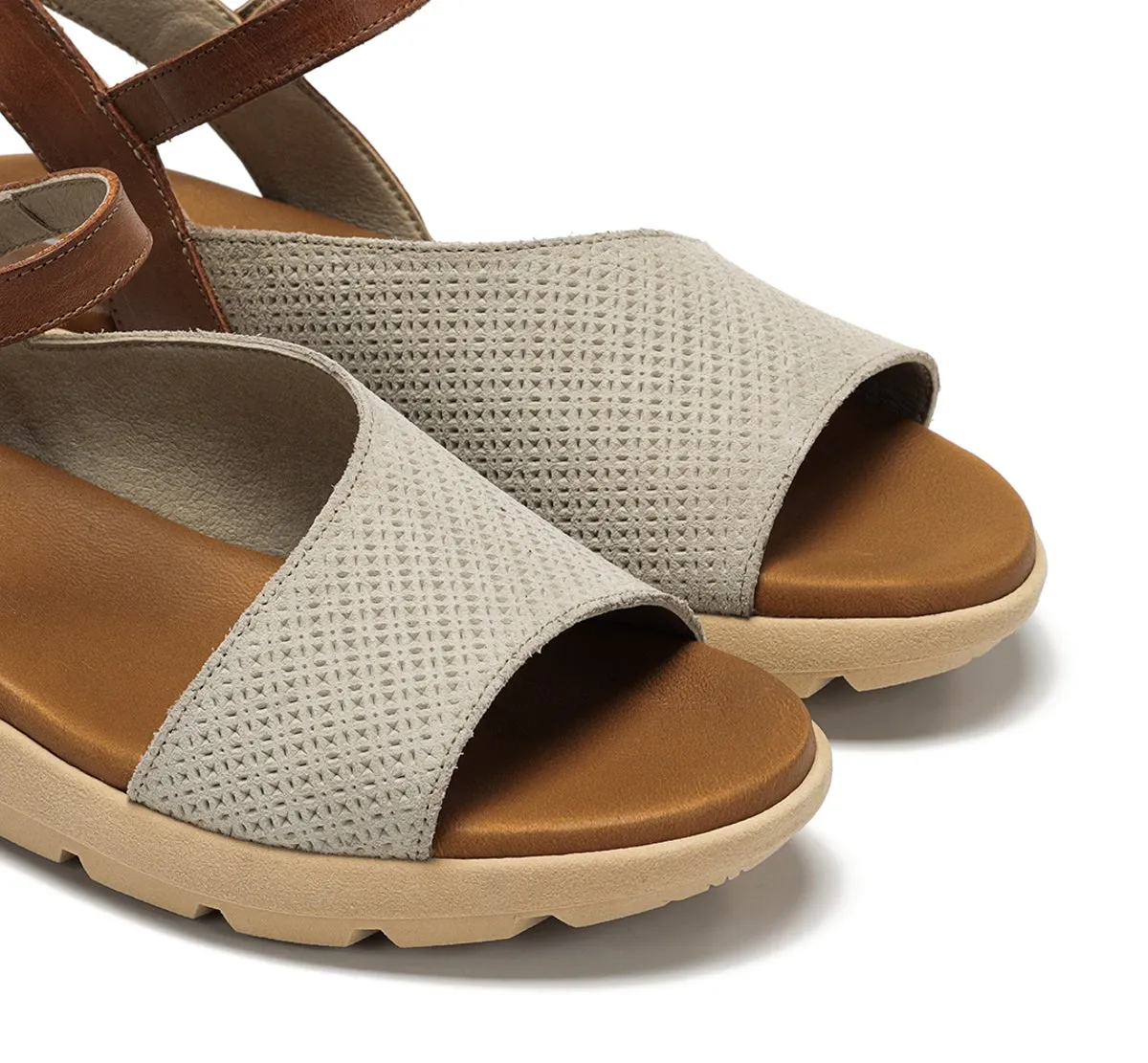 Fluchos Gandia D9464 sandali donna taupe