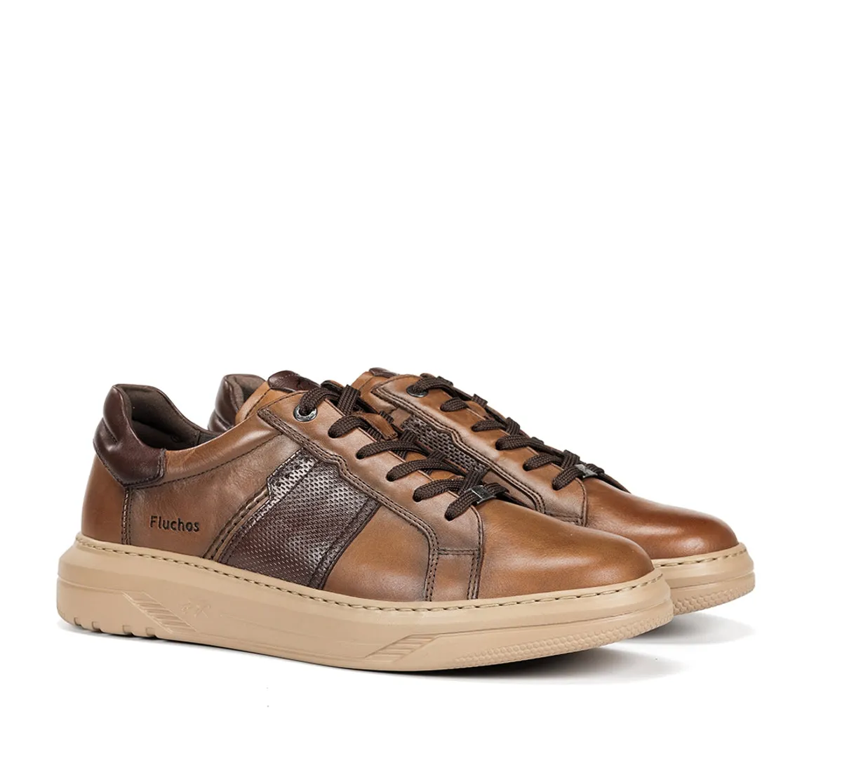 Fluchos Boston F2043 sneakers uomo marroni casual