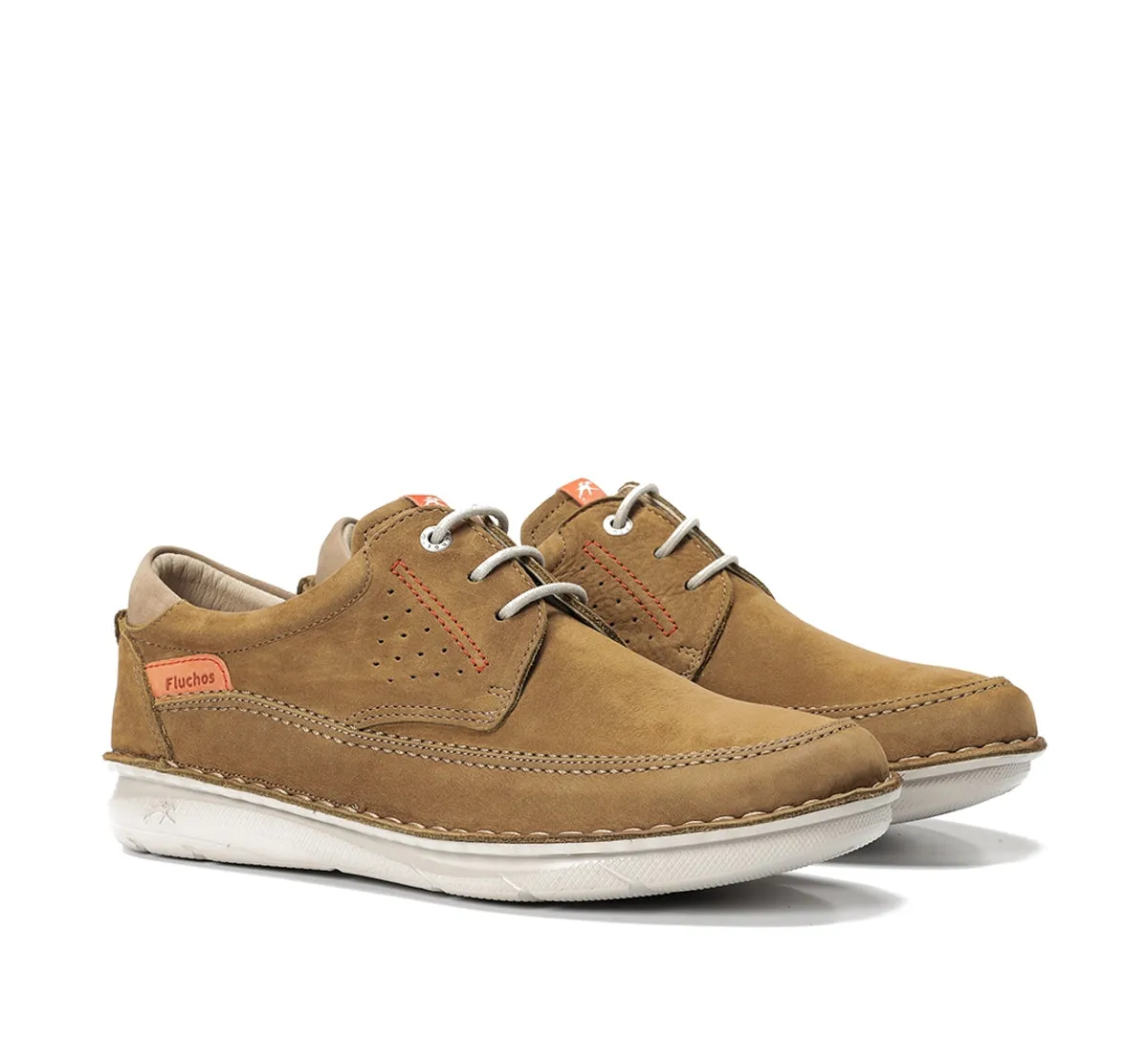Fluchos Parker F2002 scarpe uomo marroni pelle