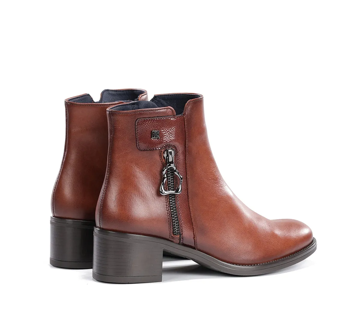 Fluchos Chiara D9434 stivaletti marrone tacco donna