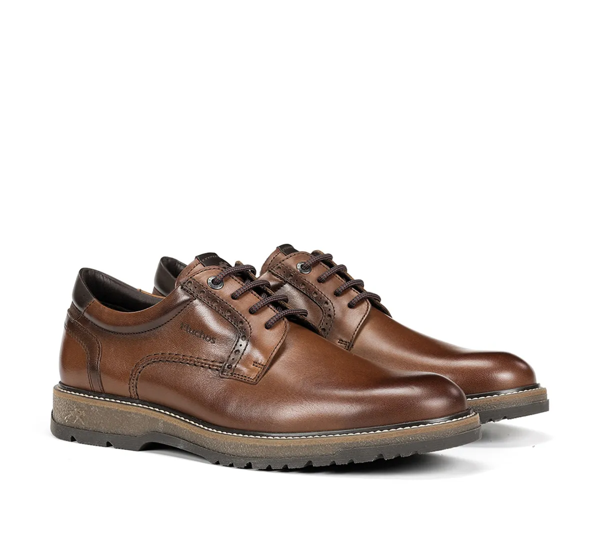 Fluchos Buggy F2319 scarpe uomo marroni eleganti