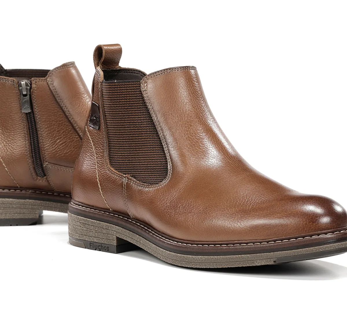 Fluchos Kasper F1817 stivaletti marrone uomo classici