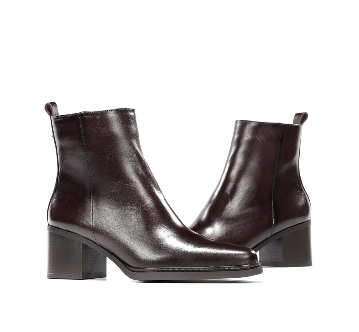 Dorking Tess D9822 stivaletti donna marroni tacco