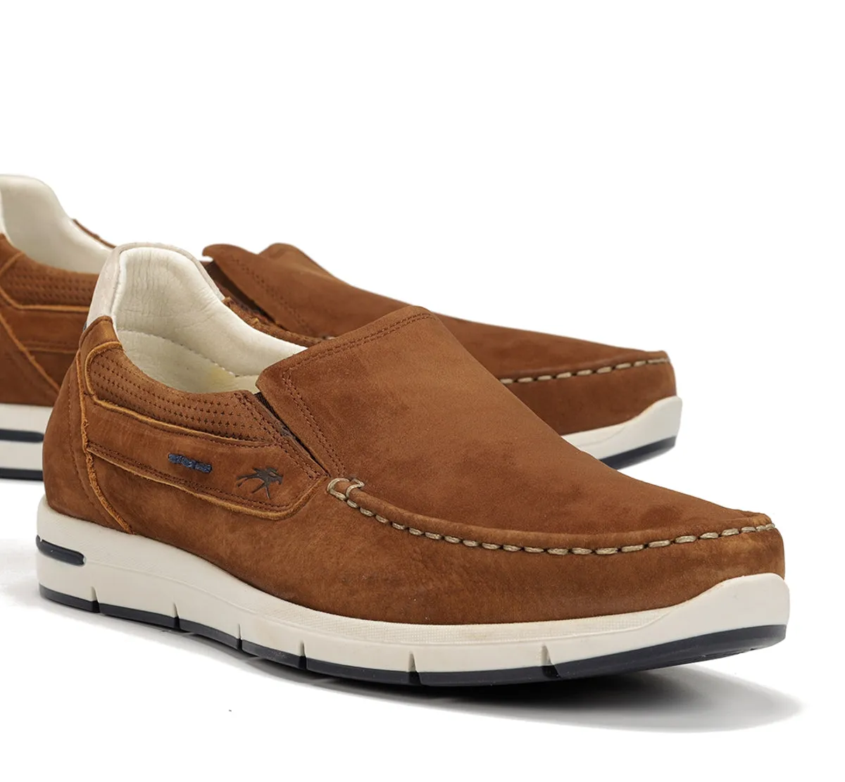 Fluchos Yannic F1696 slip on uomo marroni lacci