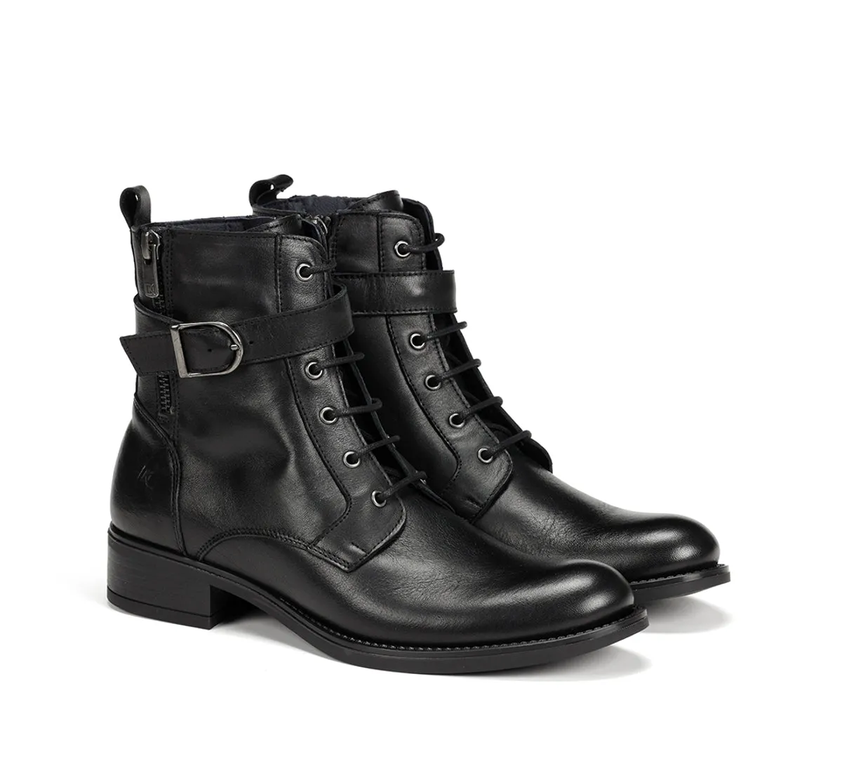 Dorking Chad D9123 stivaletti donna neri tacco basso