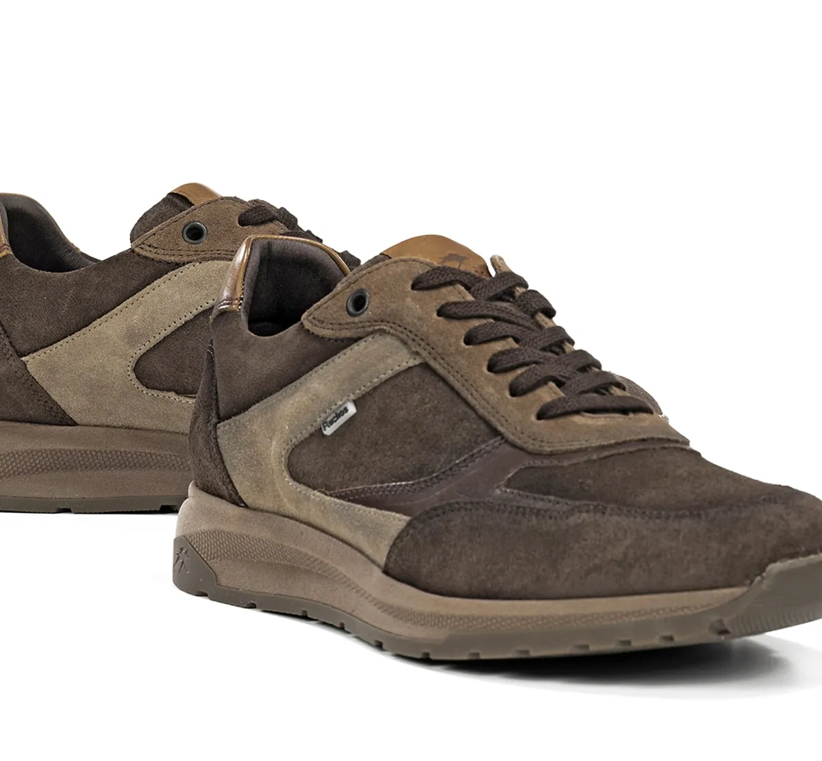 Fluchos Karter F2531 sneakers uomo marroni pianta larga