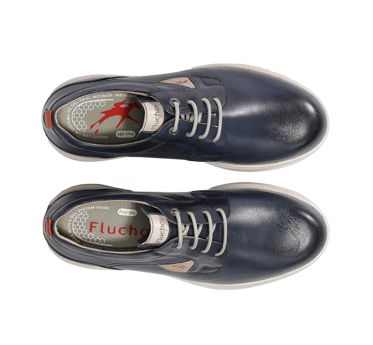 Fluchos Kadir F2444 scarpa blu suola light uomo