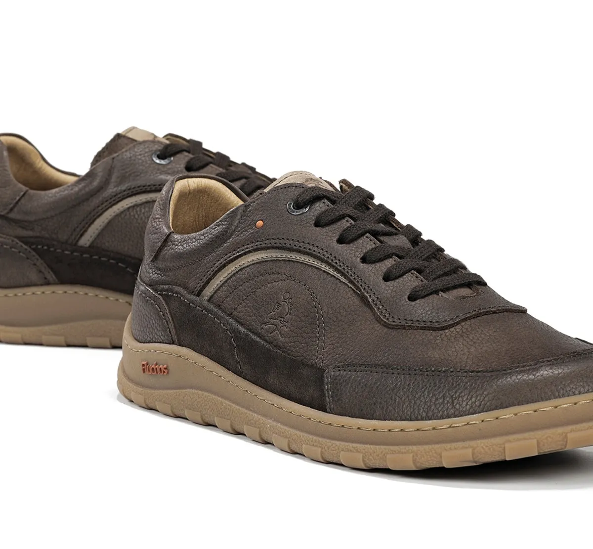 Fluchos Jerry F2505 sneakers marroni uomo pianta larga