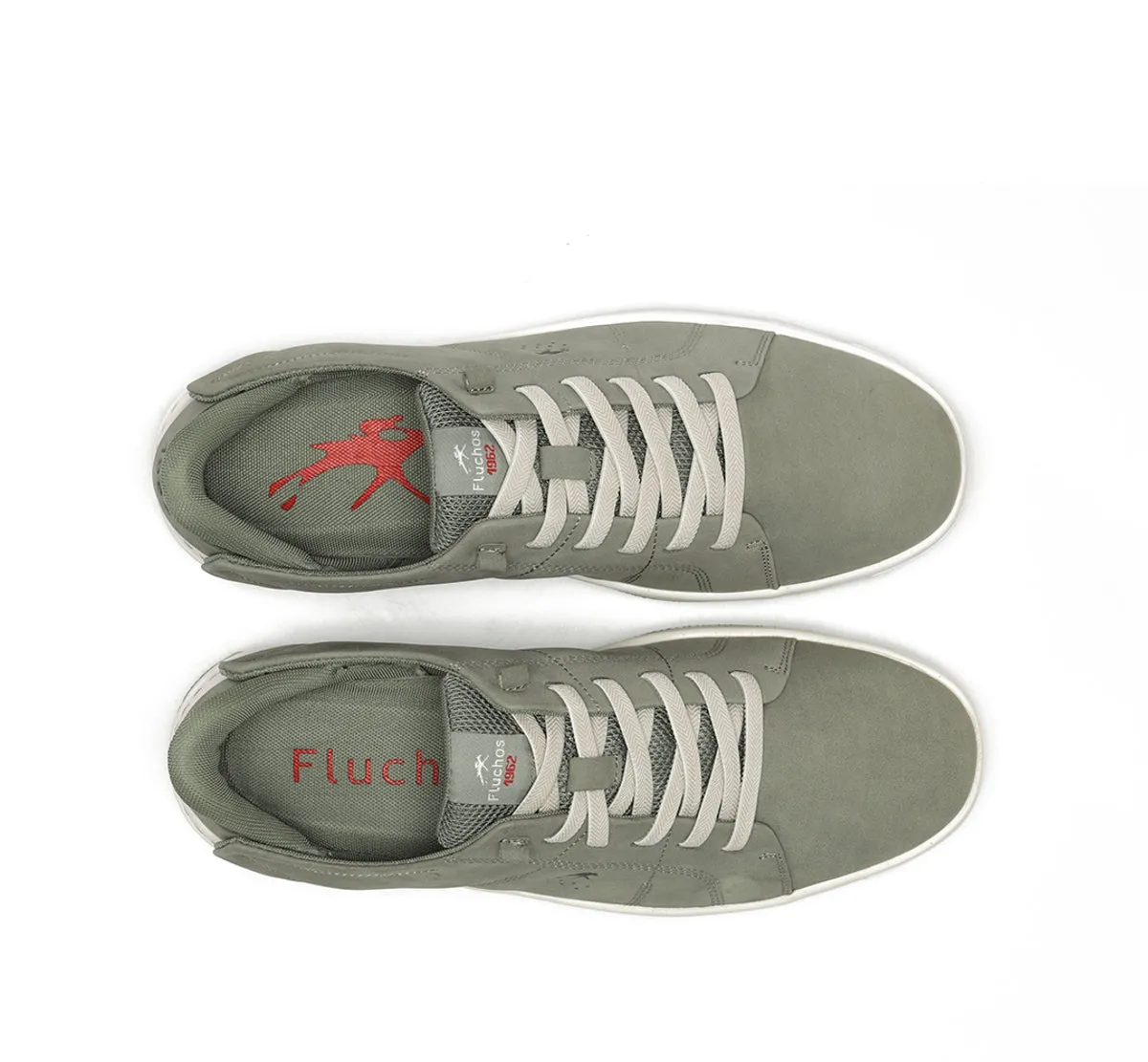 Fluchos Nadal F2378 sneakers uomo verdi con lacci