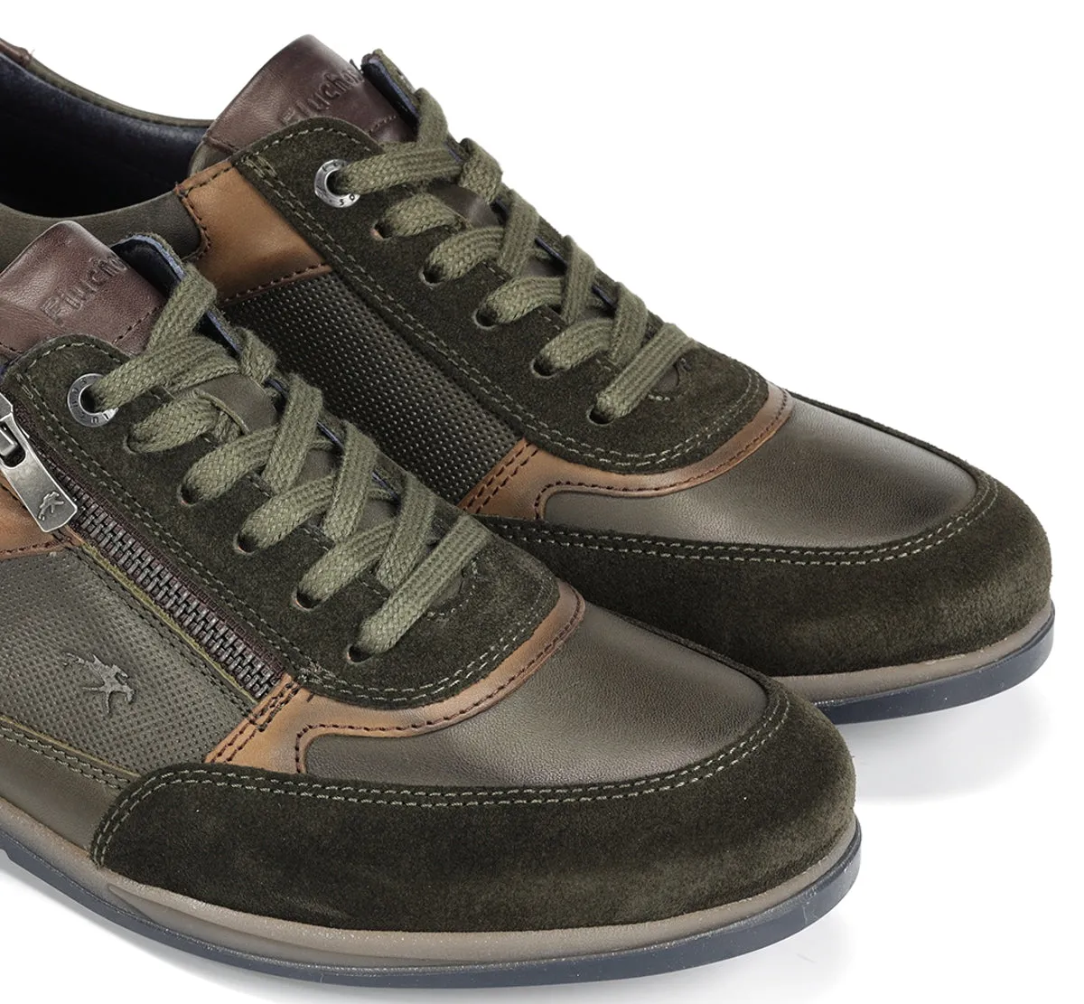 Fluchos Daniel F1288 Sneakers Uomo Verdi Suola Grip