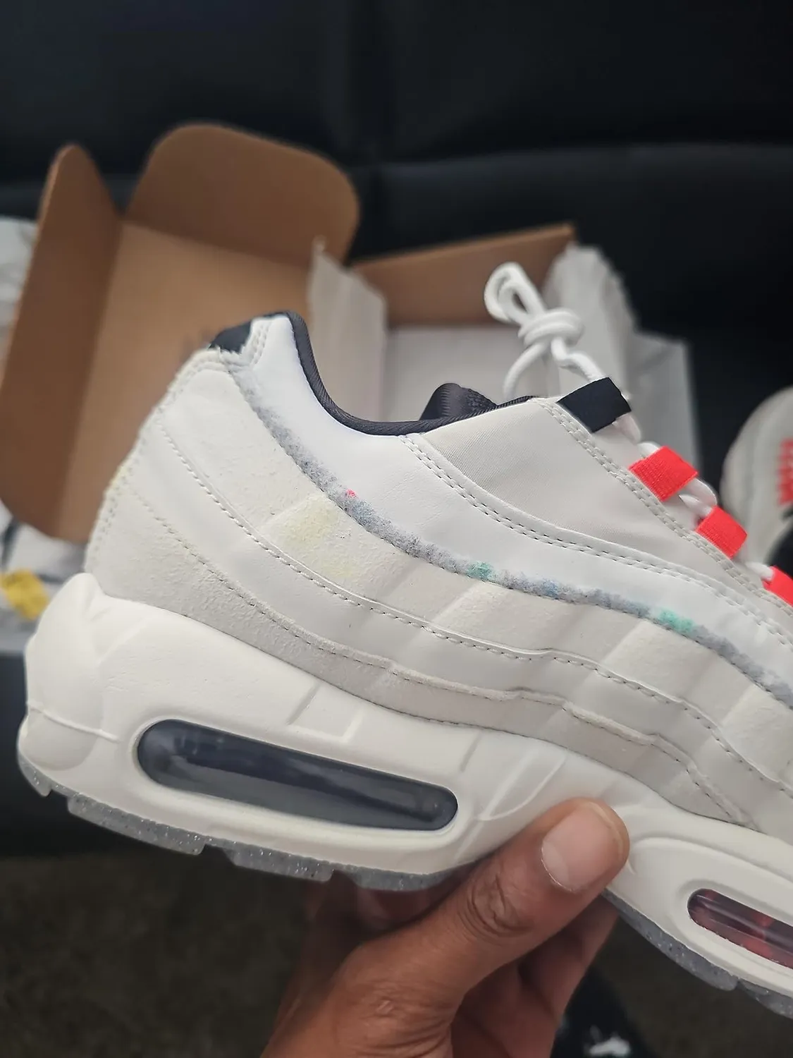 Nike Air Max 95 sneakers uomo 45 EU Grigio Cemento