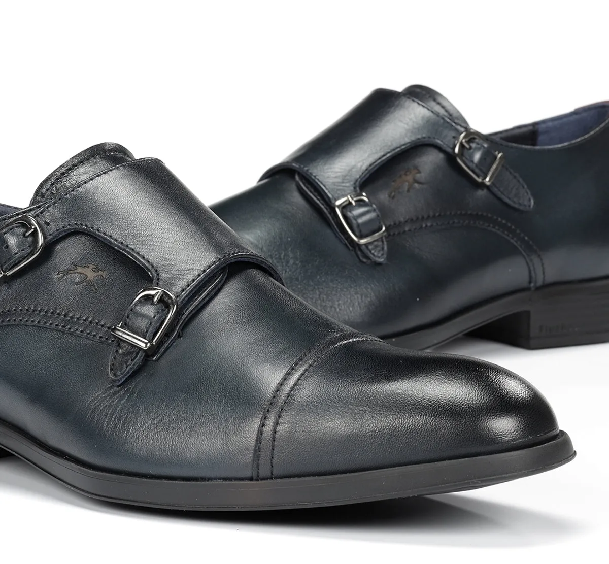 Fluchos Asgard F1838 scarpa uomo blu pelle elegante