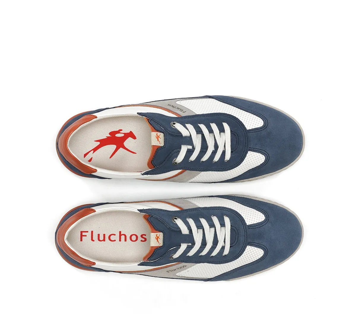 Fluchos Elder F2184 sneakers blu uomo suola dentellata