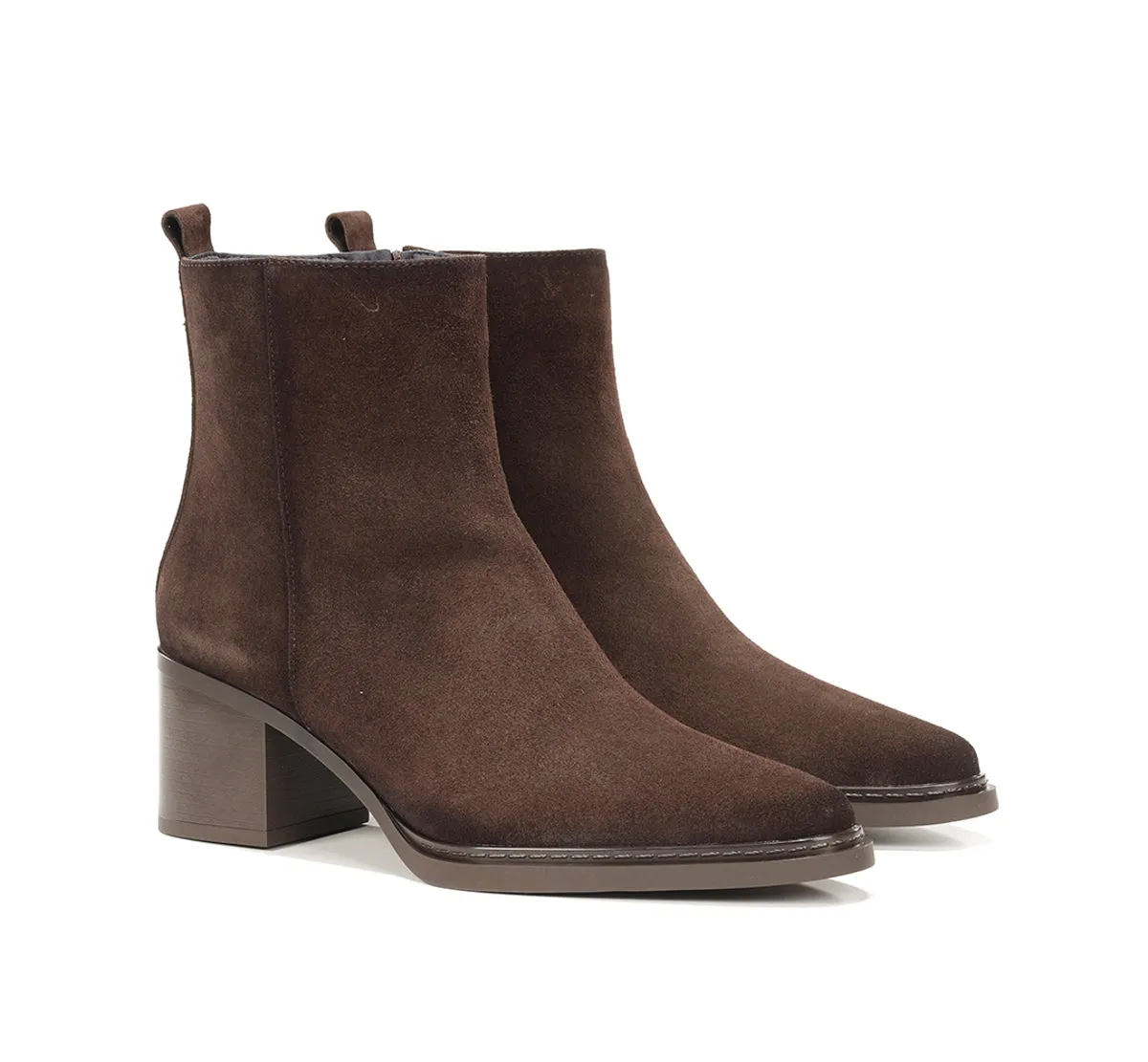 Dorking Tess D9822 stivaletti donna marrone tacco medio