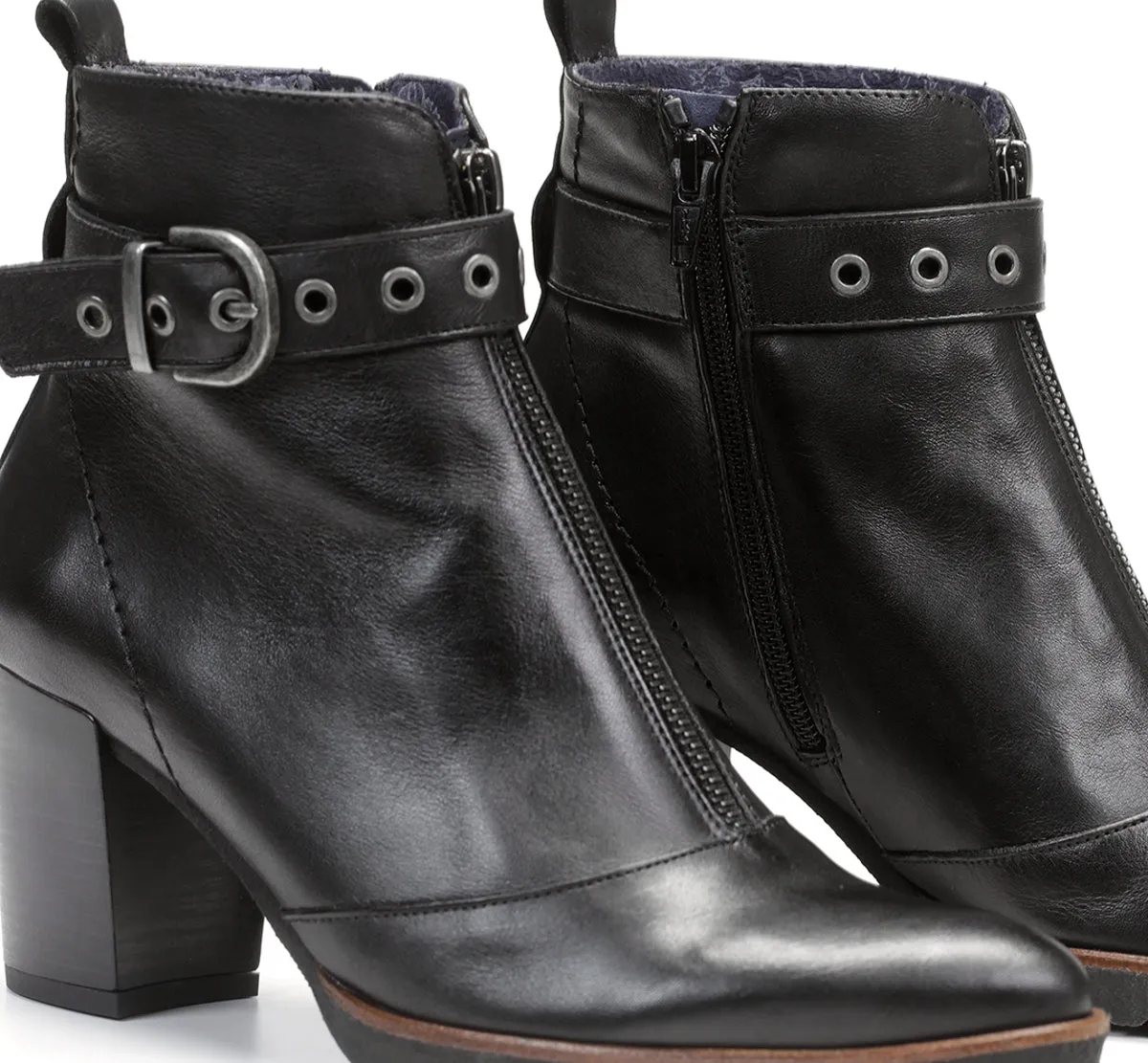 Dorking Thais D8300 Tronchetto Donna Nero con Tacco