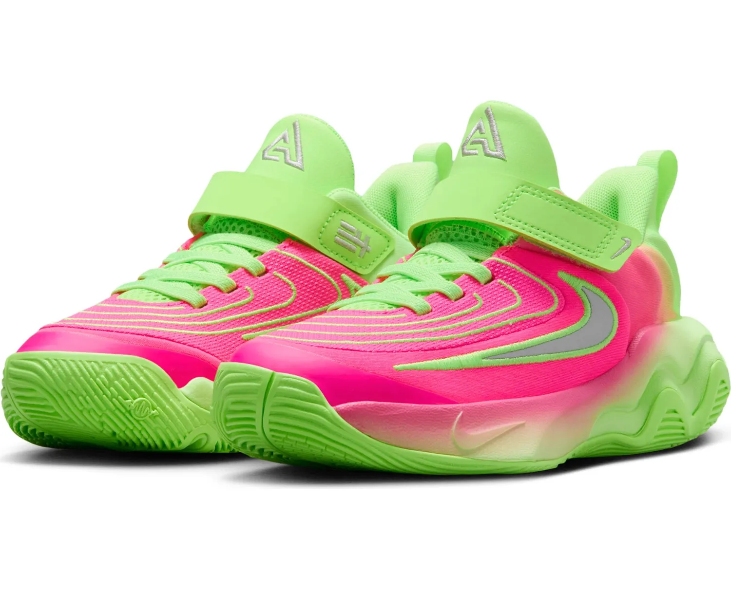Nike Giannis Immortality 4 scarpe basket bimbo lime