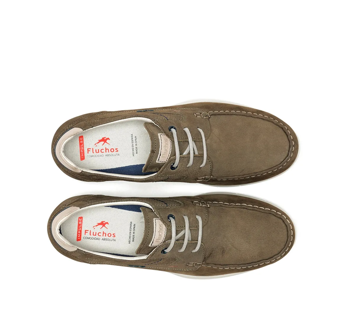 Fluchos Yannic F1695 scarpe uomo marrone stringate