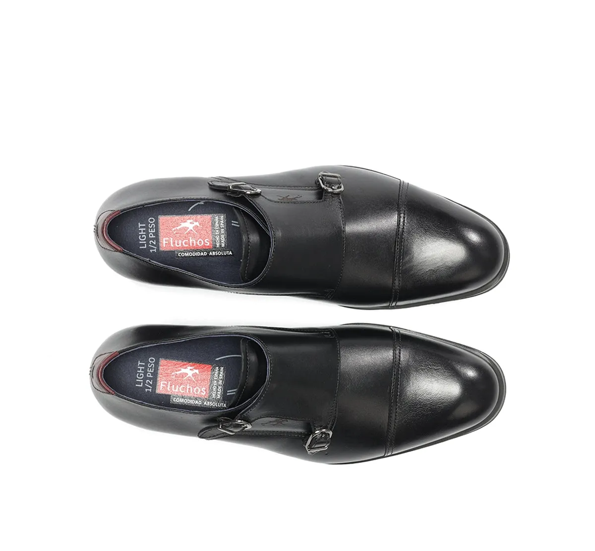 Fluchos Asgard F1838 scarpe uomo nere eleganti