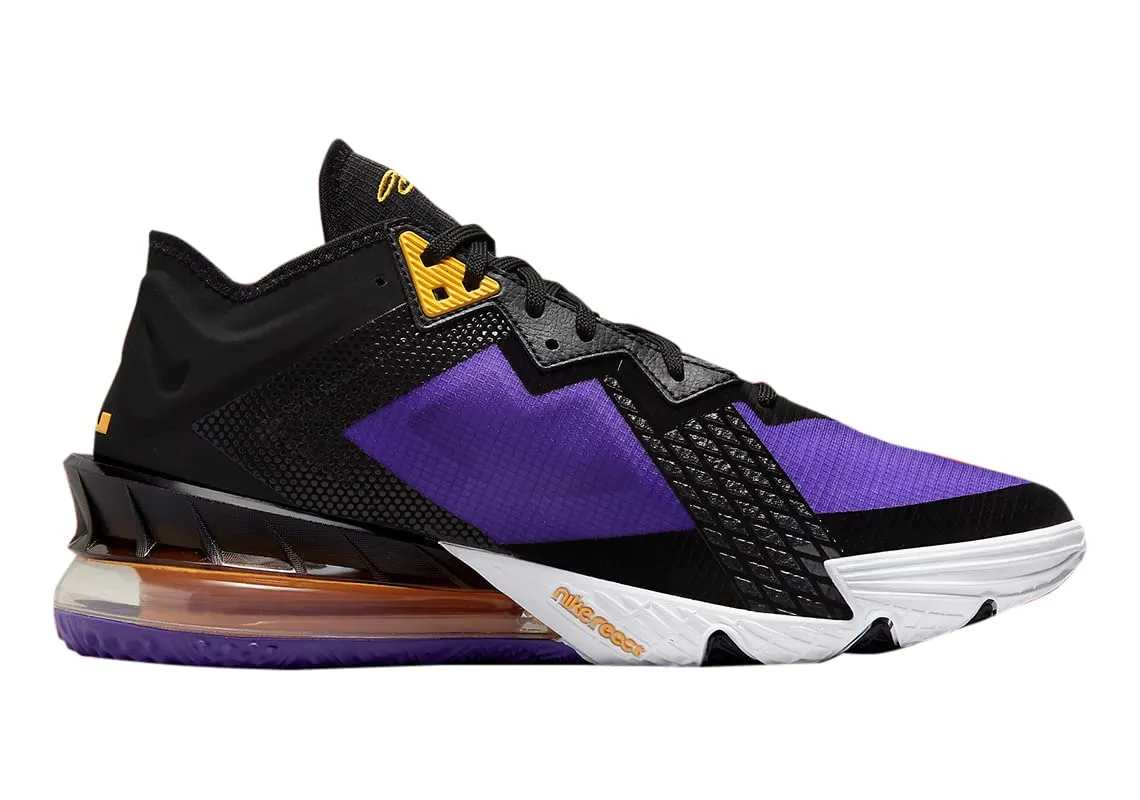Nike LeBron 18 Low CV7562-100 scarpe basket 45 EU nero