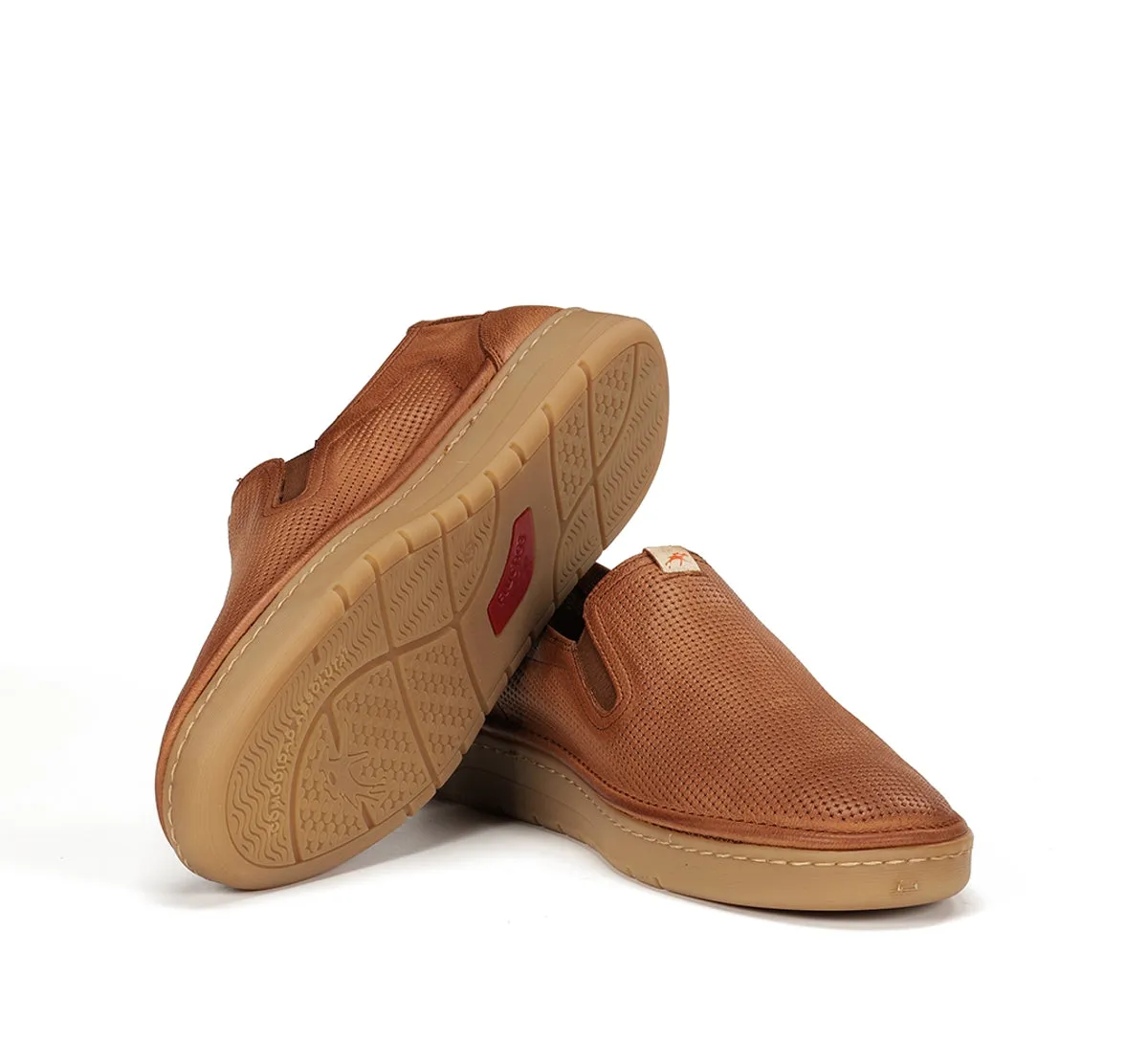 Fluchos Leo F1946 slip on uomo marroni senza lacci