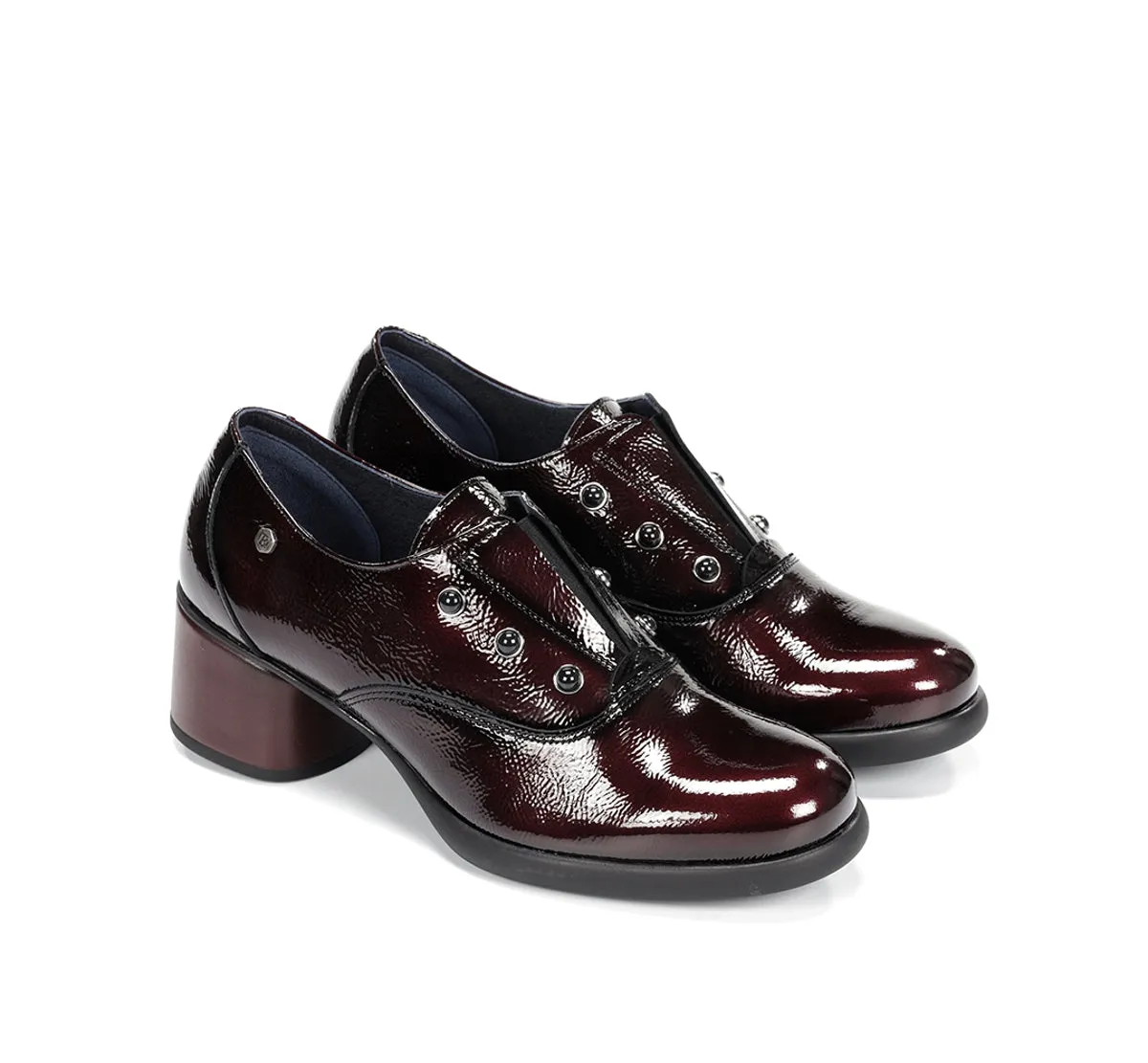 Fluchos Macy D9376 scarpe donna bordeaux tacco
