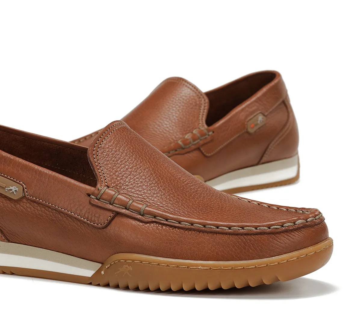 Fluchos Bruno F2432 mocassino uomo marrone suola grip